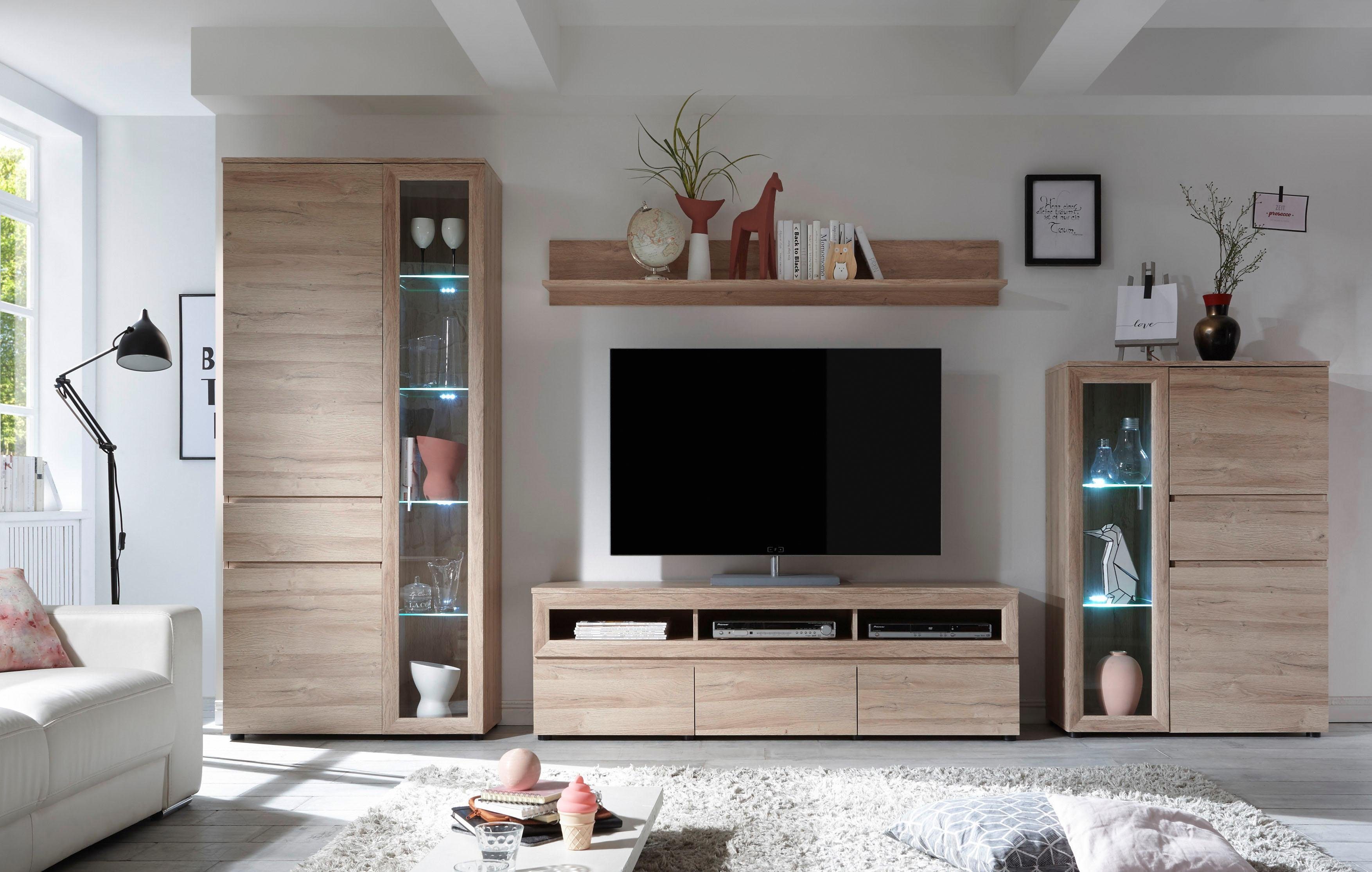 Wohnwand, (Set, 4tlg) online kaufen OTTO