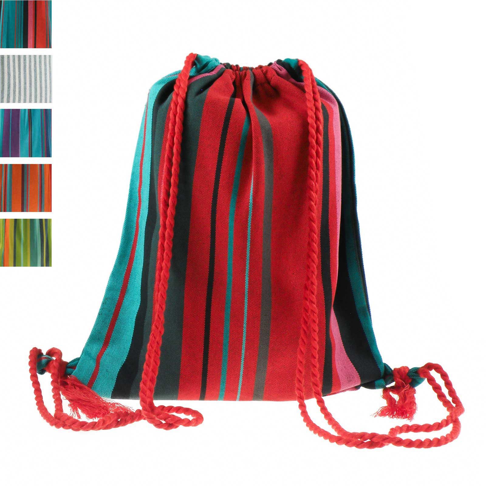 maDDma Einkaufsbeutel Rucksack mit Kordelzug Baumwolle 38 x 45 cm Turnbeute günstig online kaufen