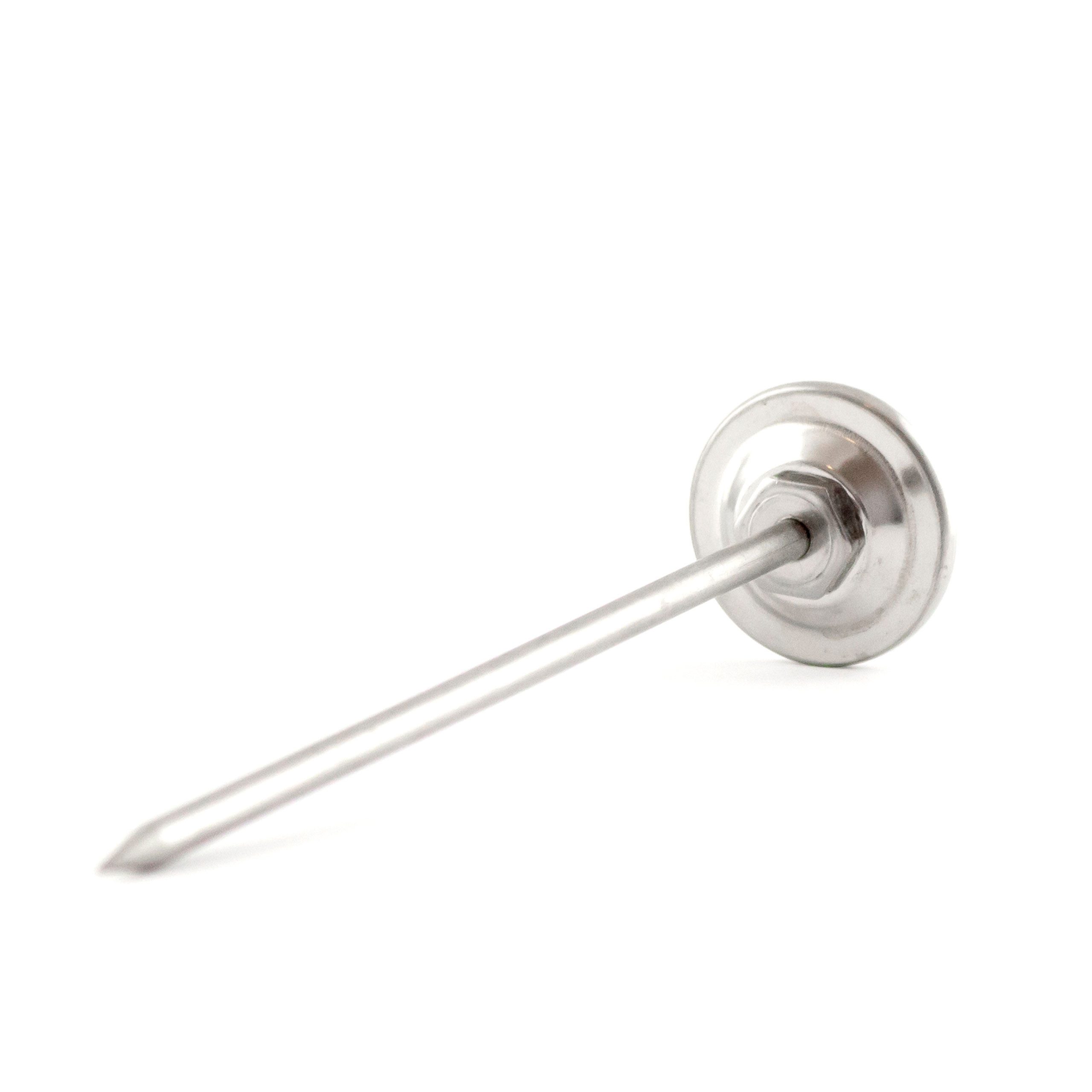 Lantelme Bratenthermometer Analog Edelstahlspitze -10 bis +100°C Bimetal Einstichthermometer, 1-tlg., Thermometer für Umweltbewußtes Kochen, Braten oder beim Grillen