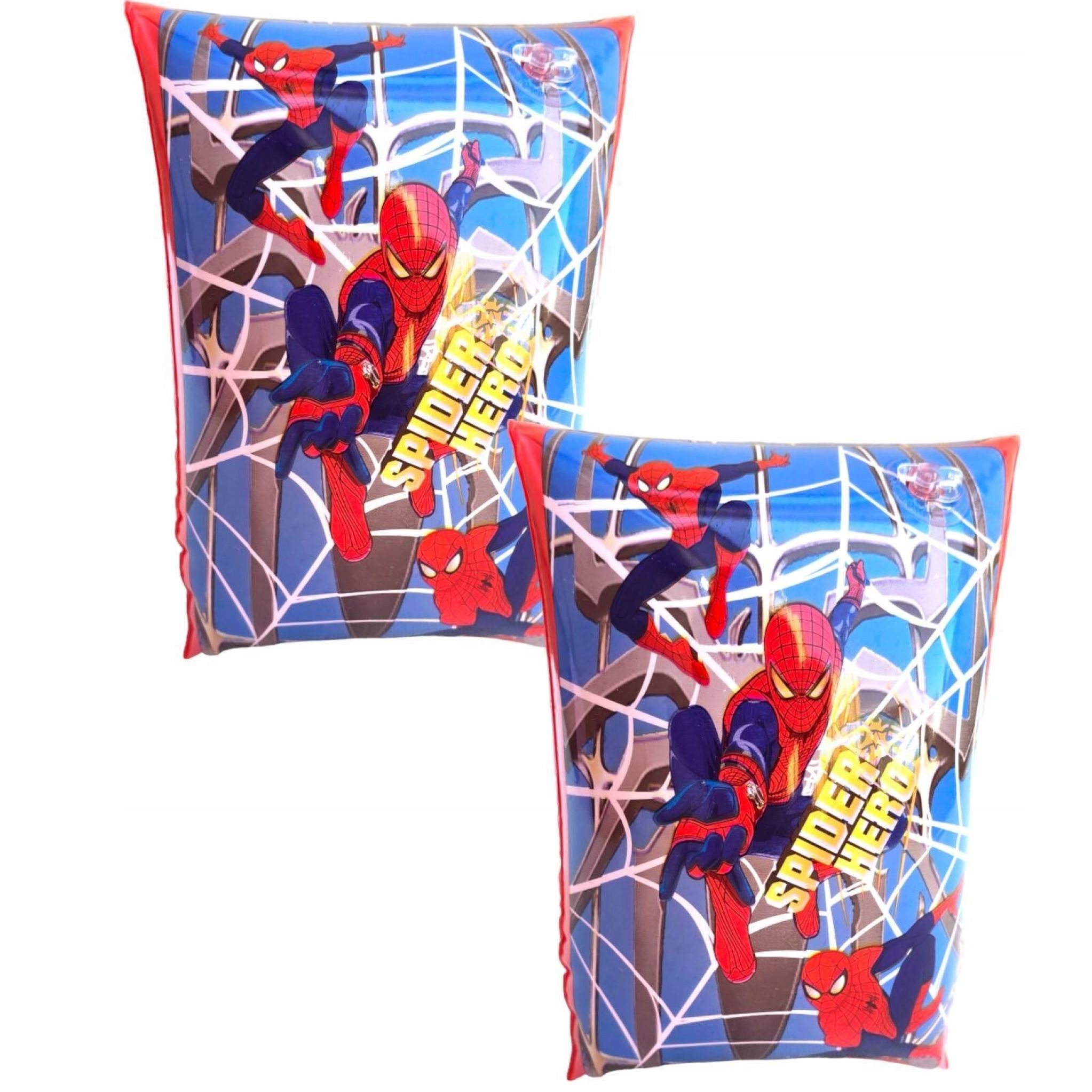 Festivalartikel Schwimmflügel Kinder-Schwimmflügel Spider-Man, PVC, für Pool und Strand, 15cm x 14cm