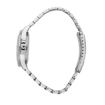 Sector Quarzuhr Sector Damen Armbanduhr Analog, Damen Armbanduhr eckig, extra groß (ca. 40x34,5mm), Edelstahlarmband s