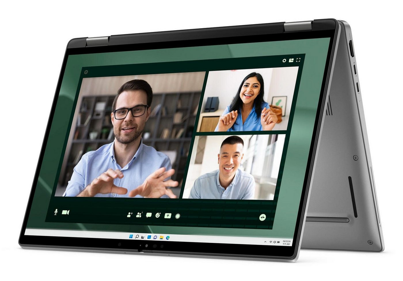 Dell Latitude 7450 2-in-1 Touch Tablet Laptop Win11 Pro Convertible Notebook (35,6 cm/14 Zoll, Intel Core Ultra 7 165U, Intel Graphics, 16 GB, 512 GB SSD, HDMI 2.1, Wi-Fi 7, 16GB RAM, 512GB SSD, Full HD)
