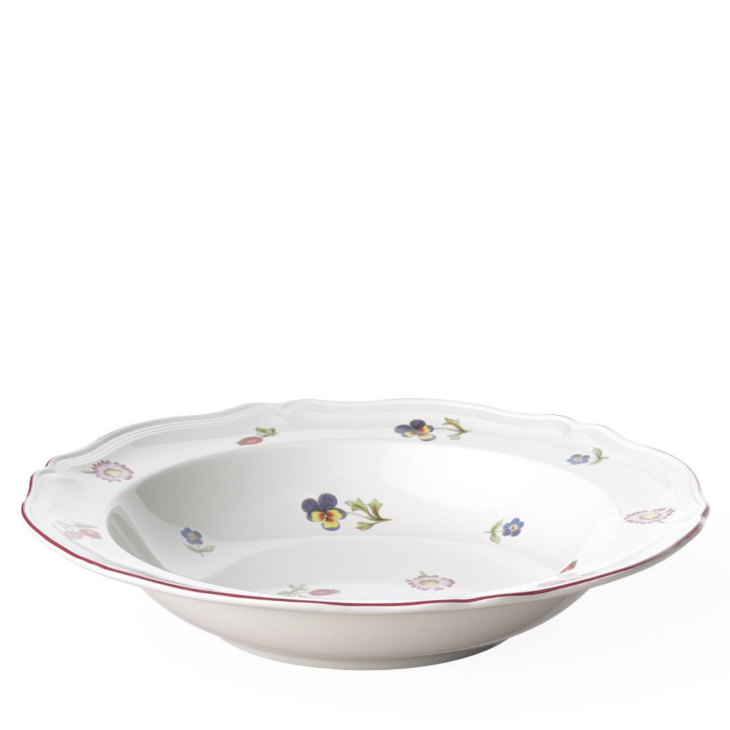 Villeroy & Boch Salatschüssel Petite Fleur Salatschale, Porzellan, (1-tlg), Premium Porcelain, mikrow.- & spülm.sicher, Made in Germany