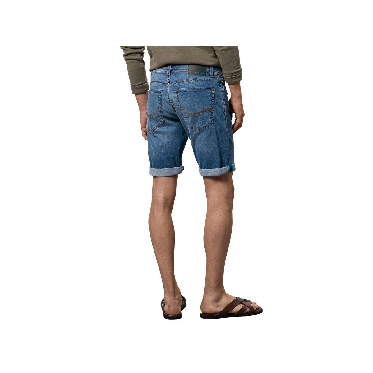 regular keine Pierre Cargoshorts Angabe) (1-tlg., Cardin blau