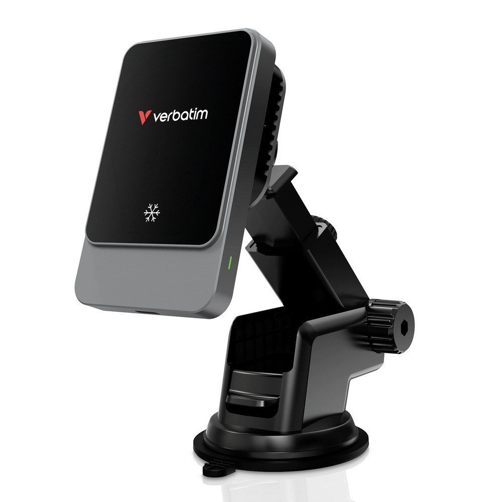 Verbatim Handy-Halterung Verbatim Charge ´n´ Drive Saugnapf Handy-Kfz-Halterung