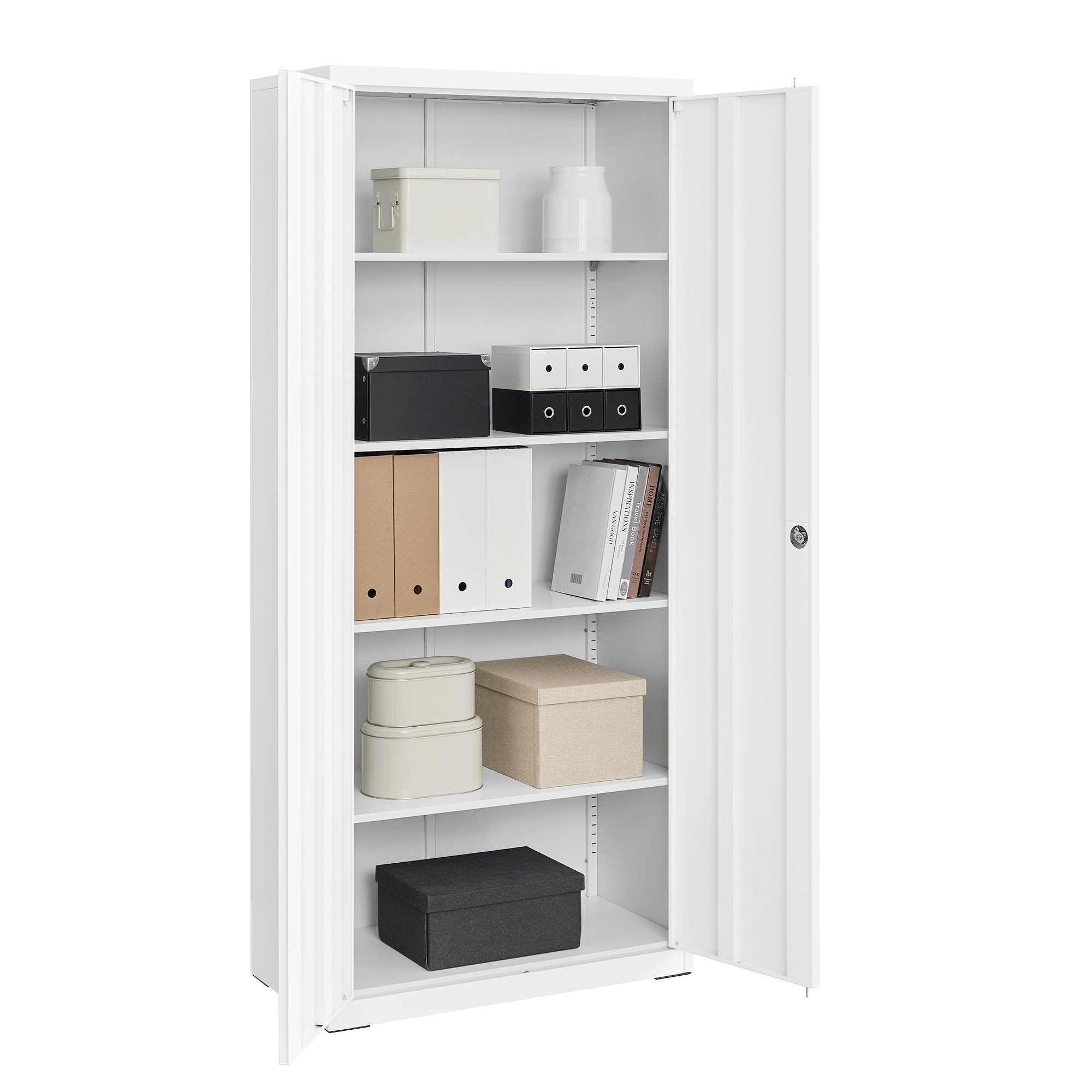 SONGMICS Aktenschrank Mehrzweckschrank, Aufbewahrungsschrank, für Garage günstig online kaufen