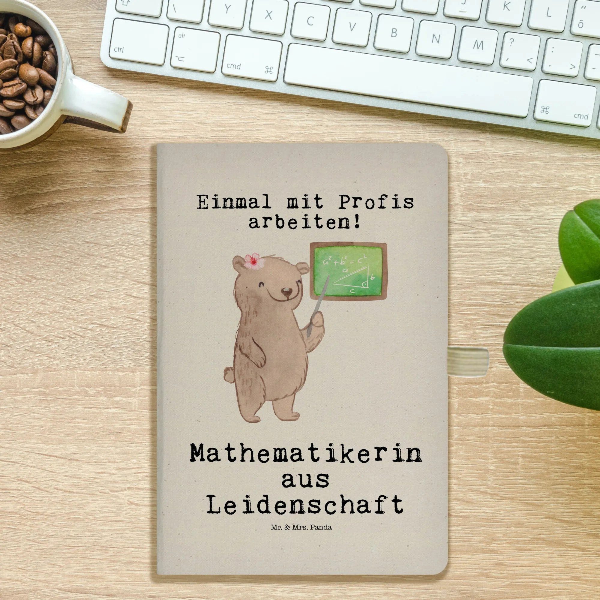 Thumbnail - Mr. & Mrs. Panda Notizbuch Mathematikerin Leidenschaft - Transparent - Geschenk, Bachelor, Mathe Mr. & Mrs. Panda, Hochw...