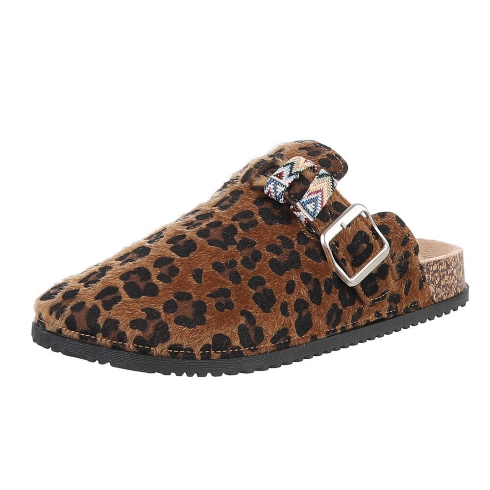 Ital-Design Damen Mules Freizeit Pantolette (88828345) Flach Pantoletten in günstig online kaufen