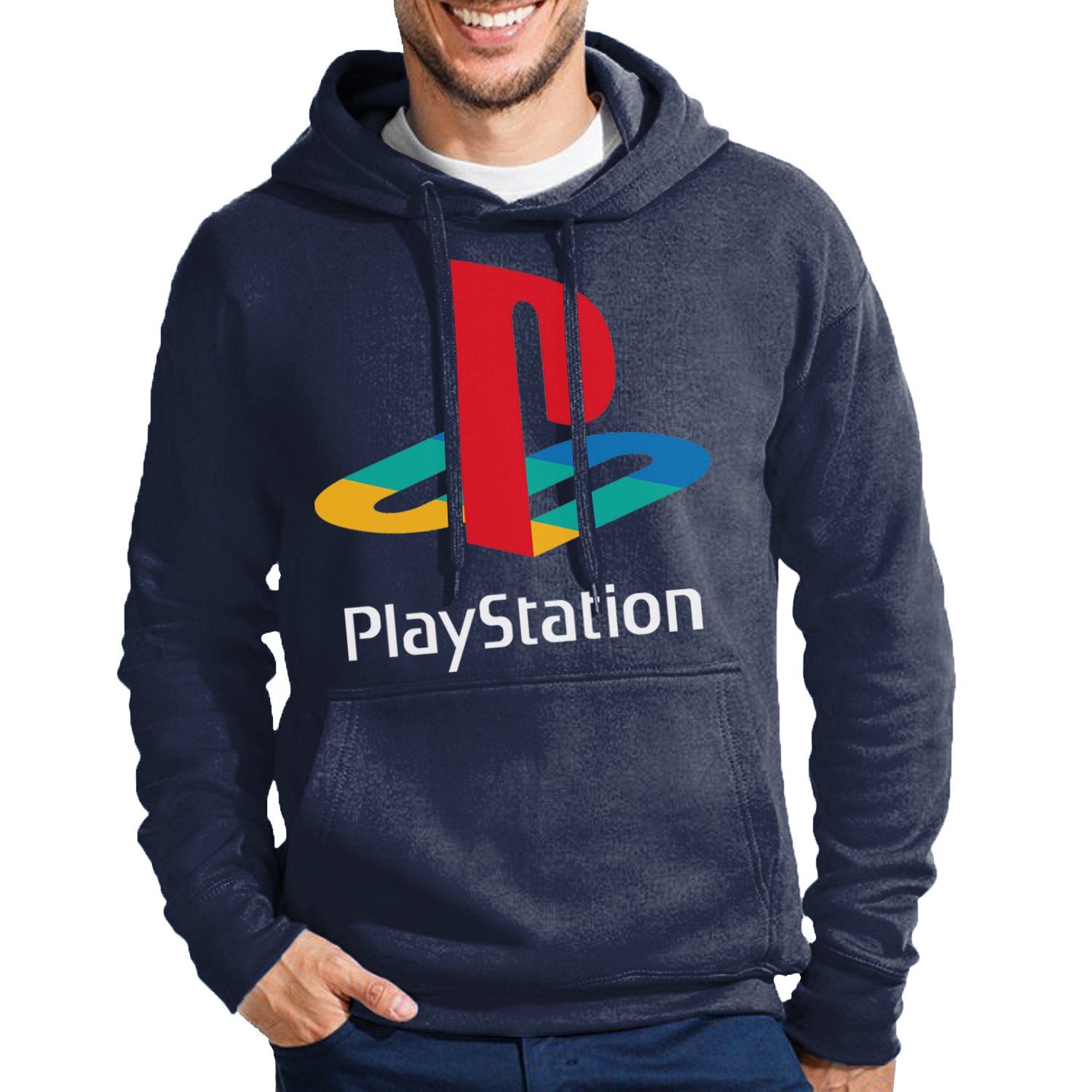 Blondie & Brownie Hoodie Herren PlayStation Konaole Gaming Nerd Spiele Mit Kapuze