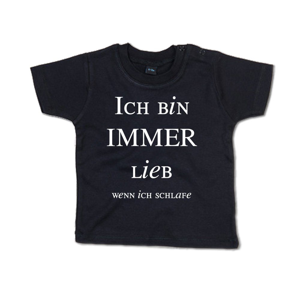 Ggraphics TShirt Ich bin immer lieb wenn ich schlafe Baby TShirt