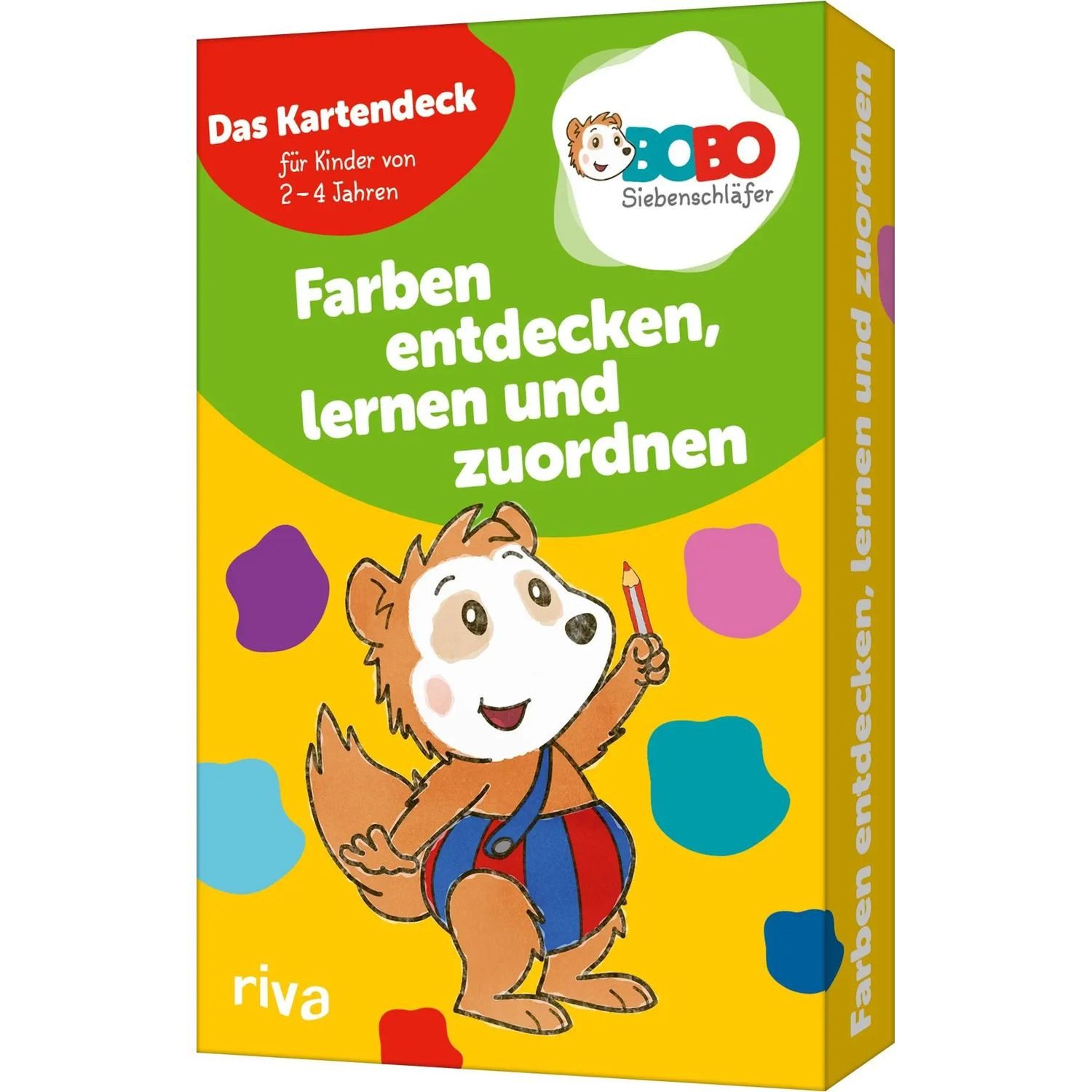 Riva Spiel Bobo Siebenschläfer - Farben entdecken, lernen und zuordnen