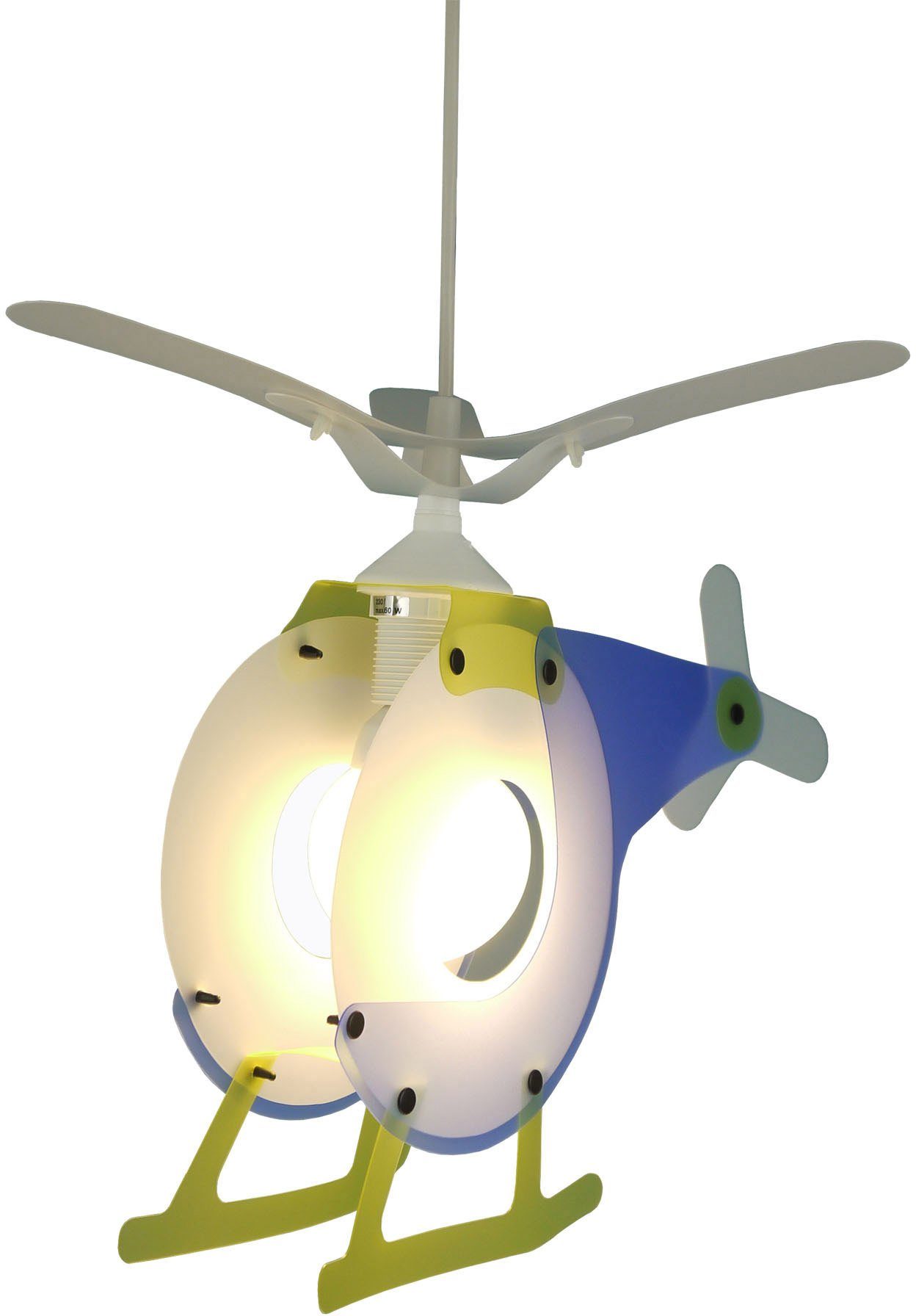 Leuchtmittel, Hängeleuchte Hubschrauber ohne Pendelleuchte niermann Hubschrauber,