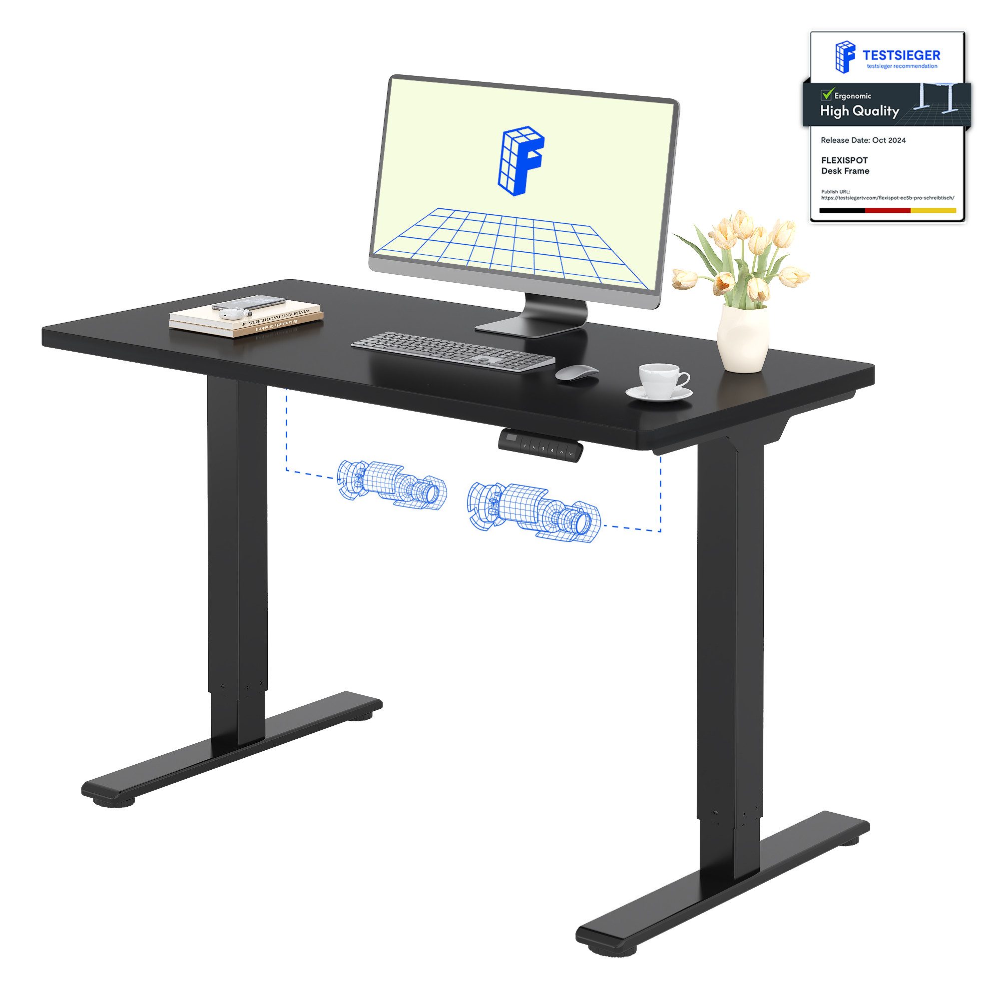 FLEXISPOT Schreibtisch Basic Plus Elektrisch höhenverstellbarer Schreibtisc günstig online kaufen