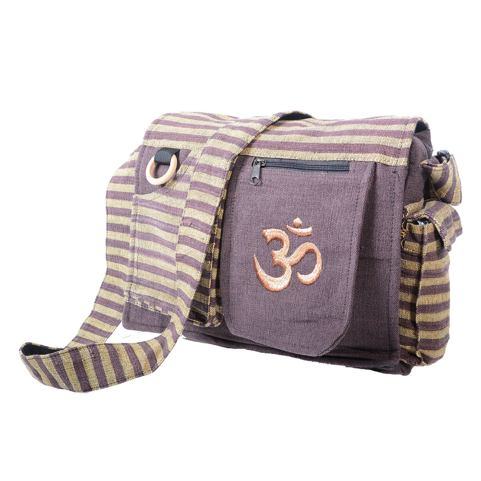 KUNST UND MAGIE Schultertasche Kunst und Magie Damen OM Hippie Handtasche Tasche + Schulterriemen