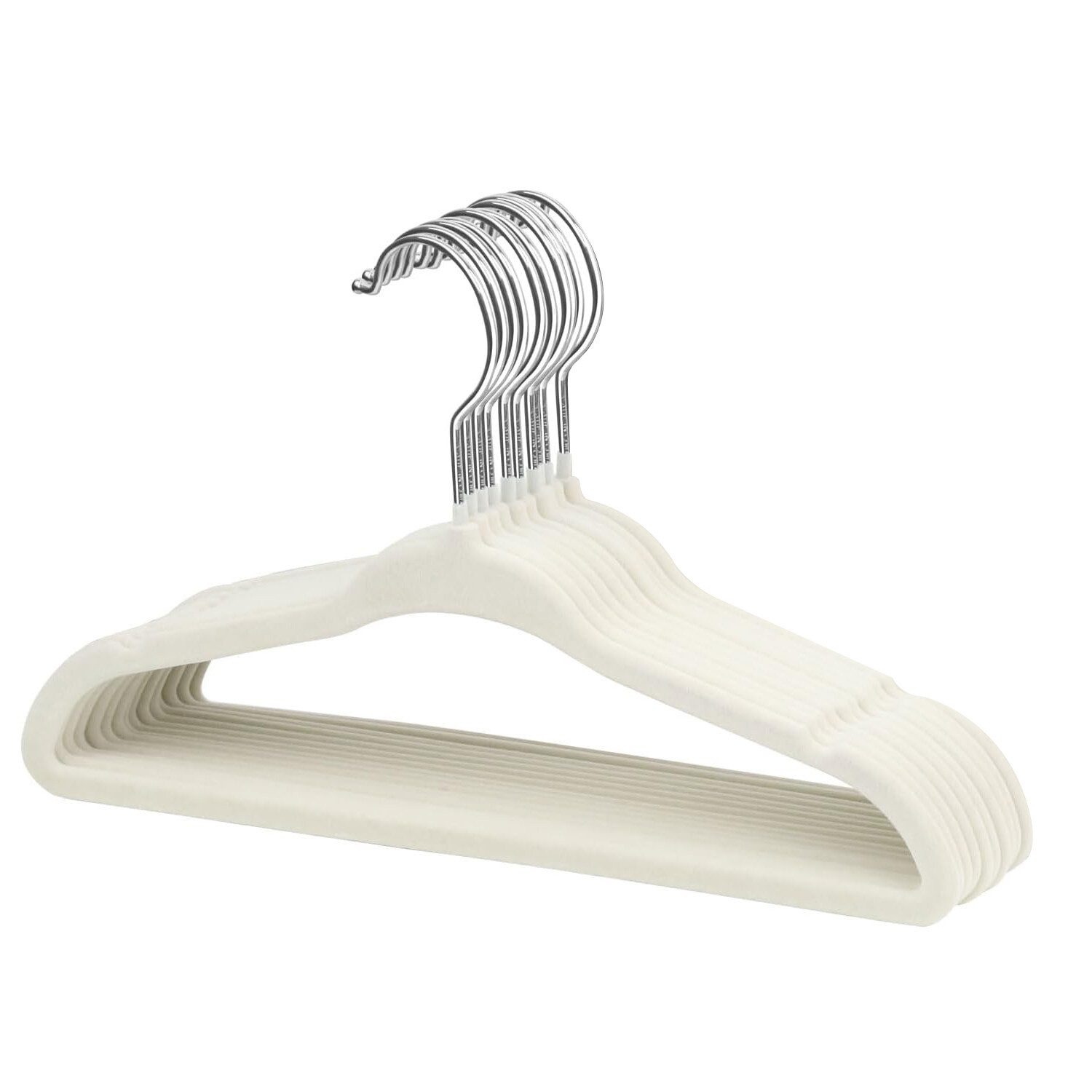 10 Stück Spurlose Kleiderbügel - Rutschfeste Bügel Für Hemden & Pullover