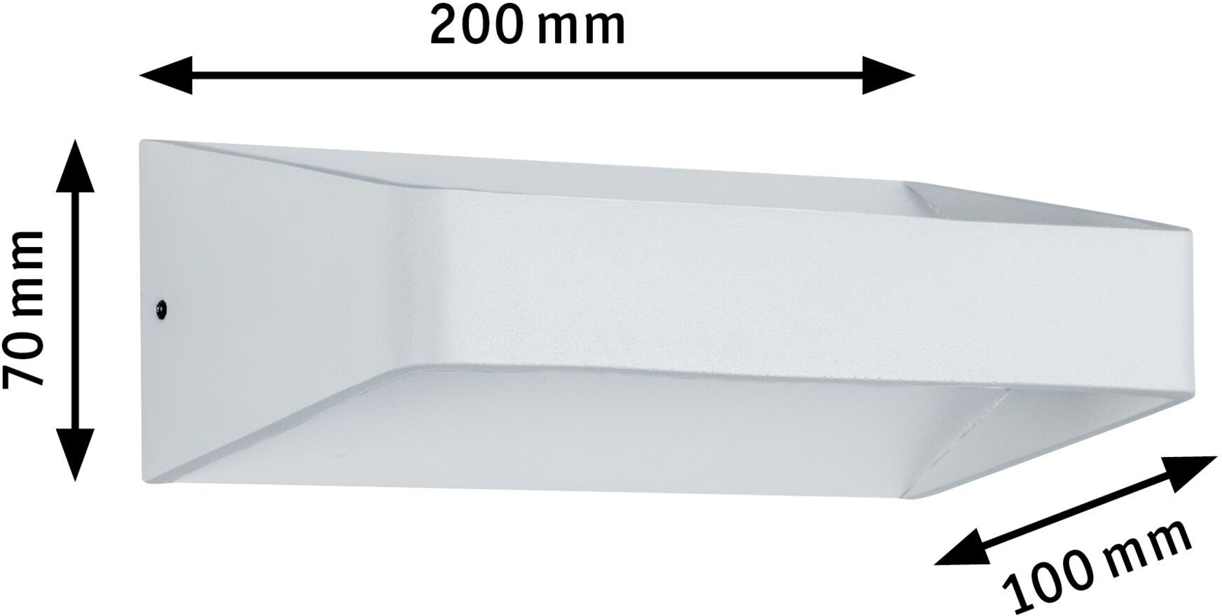 Paulmann Deckenleuchte Bar, integriert, fest Warmweiß LED