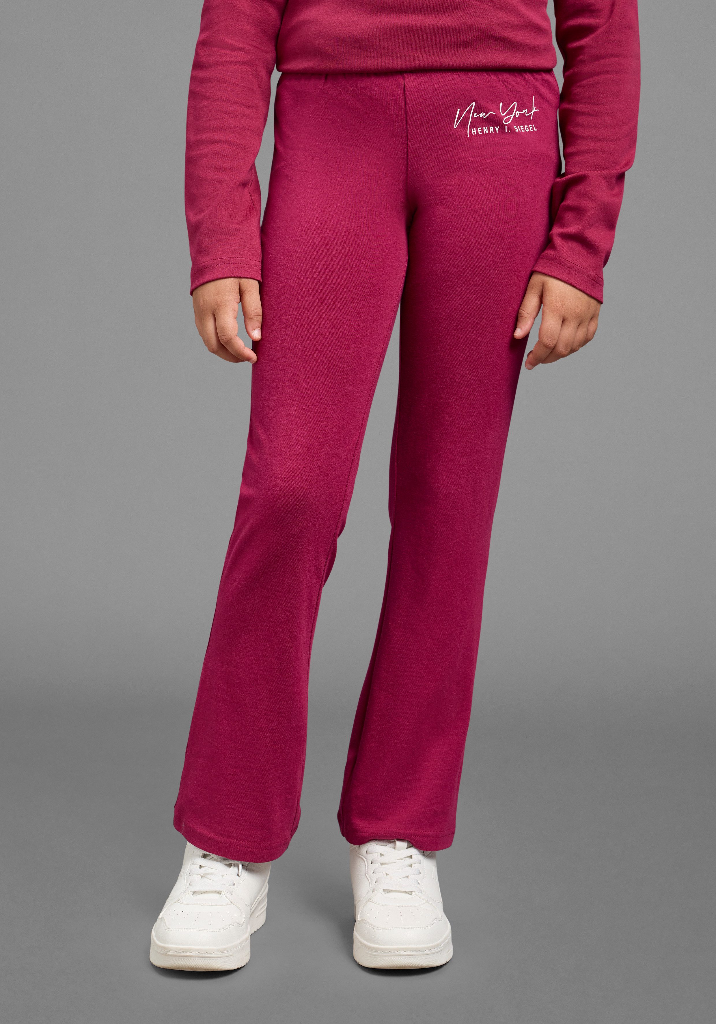 H.I.S Leggings 2er Packung Leggings mit Schlag für Mädchen (Packung, 2-tlg., 2) Für TEENS. 2er Packung Jazzpants