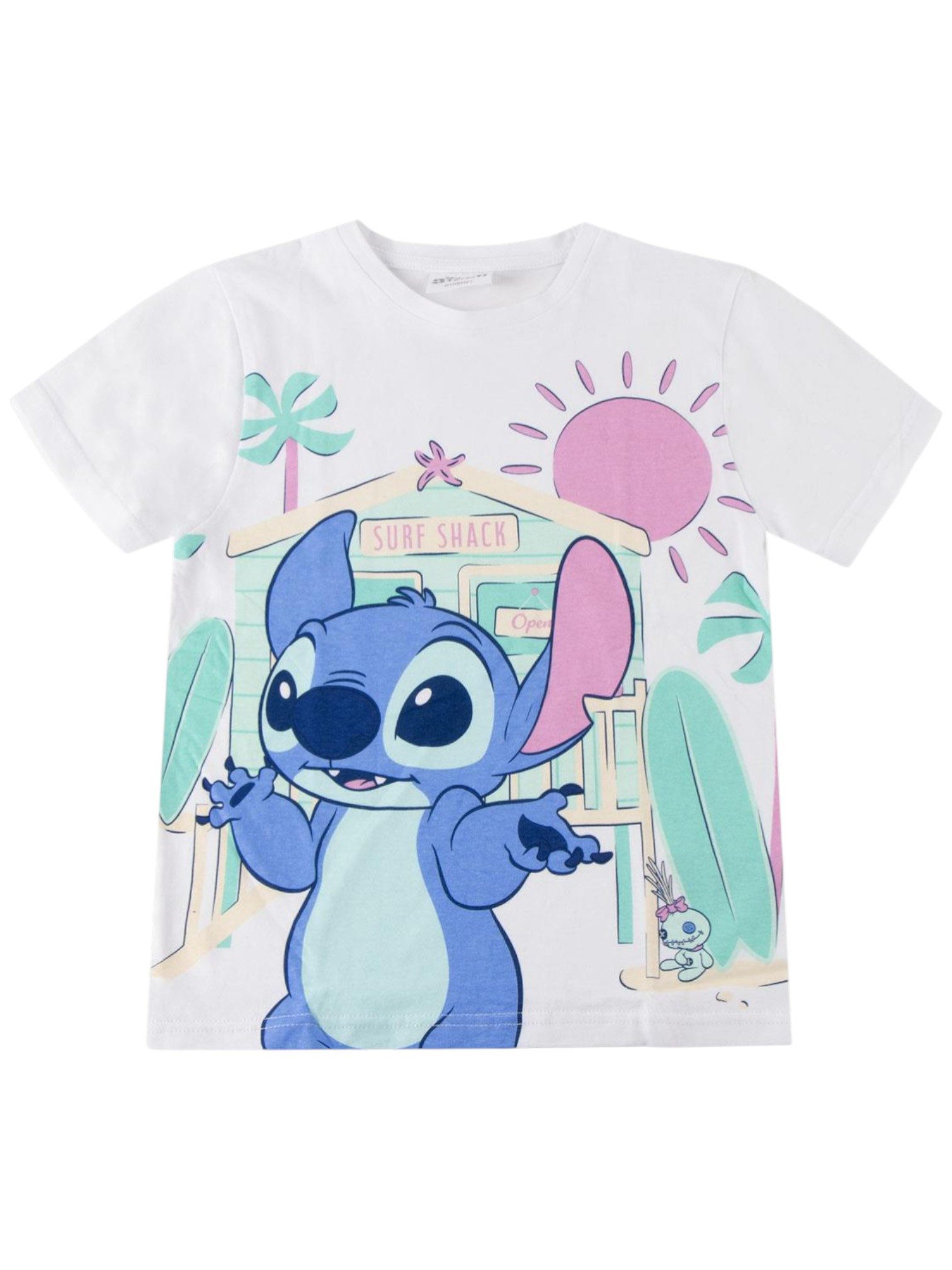 Cerdá T-Shirt Disney Stitch Mädchen Shirt - sommerlicher PrintGr. 116 -152 cm