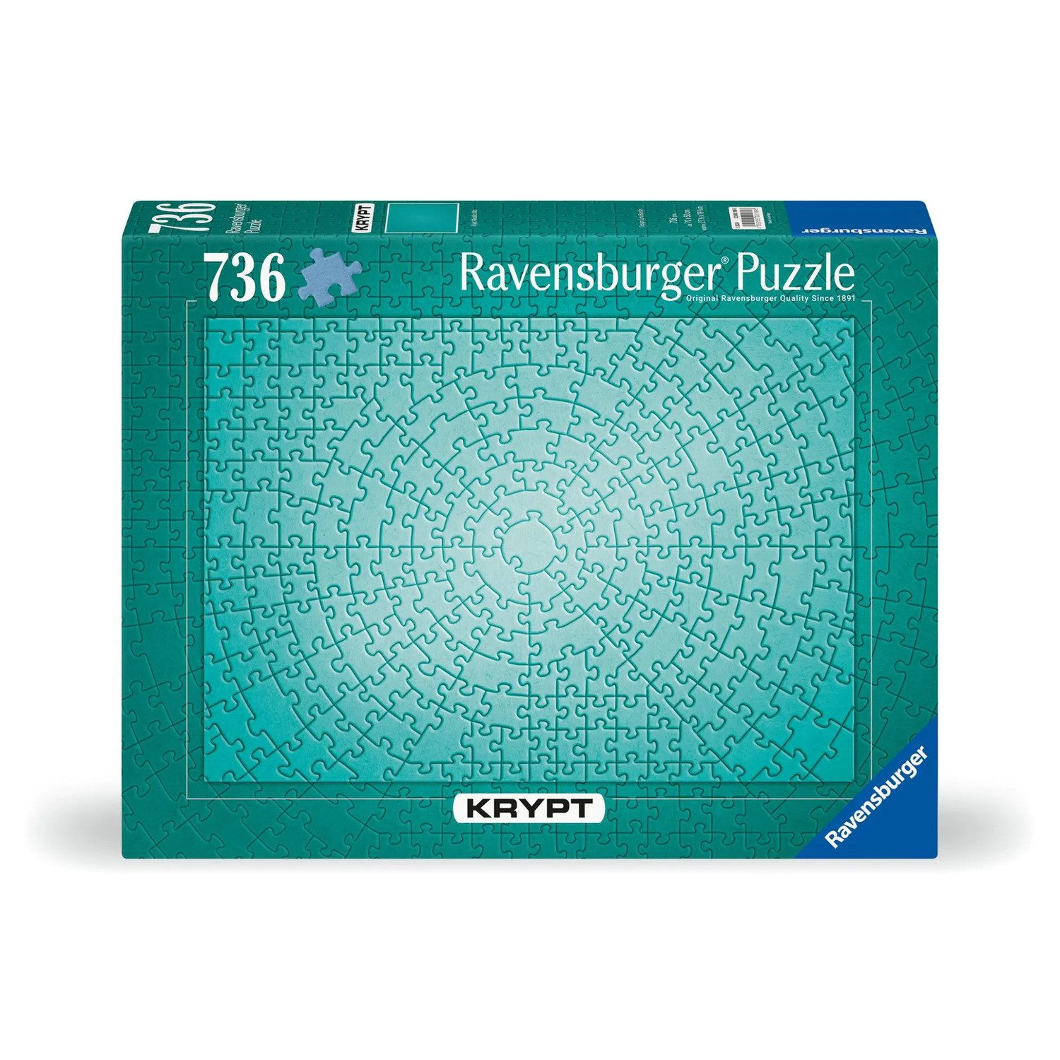 Ravensburger Puzzle Erwachsenenpuzzle 736 Teile - Krypt Metallic Mint, 736 Puzzleteile