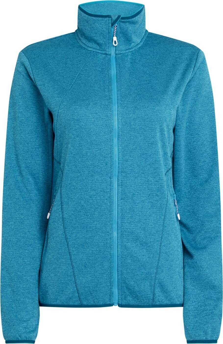 McKINLEY Strickjacke Da.-Unterjacke Roto II wms MELANGE/BLUE AQUA/BL