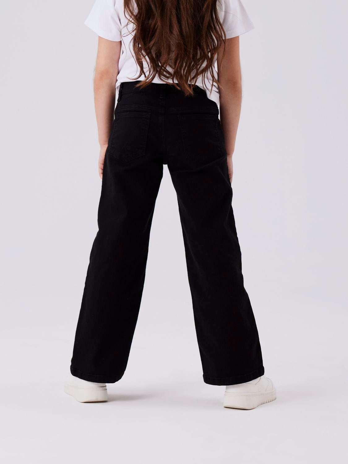 Name It 5-Pocket-Hose NKFROSE WIDE TWI PANT 1115-TP NOOS Baumwollmischung, regular fit, verstellbarer Bund – Bild 2 von 5