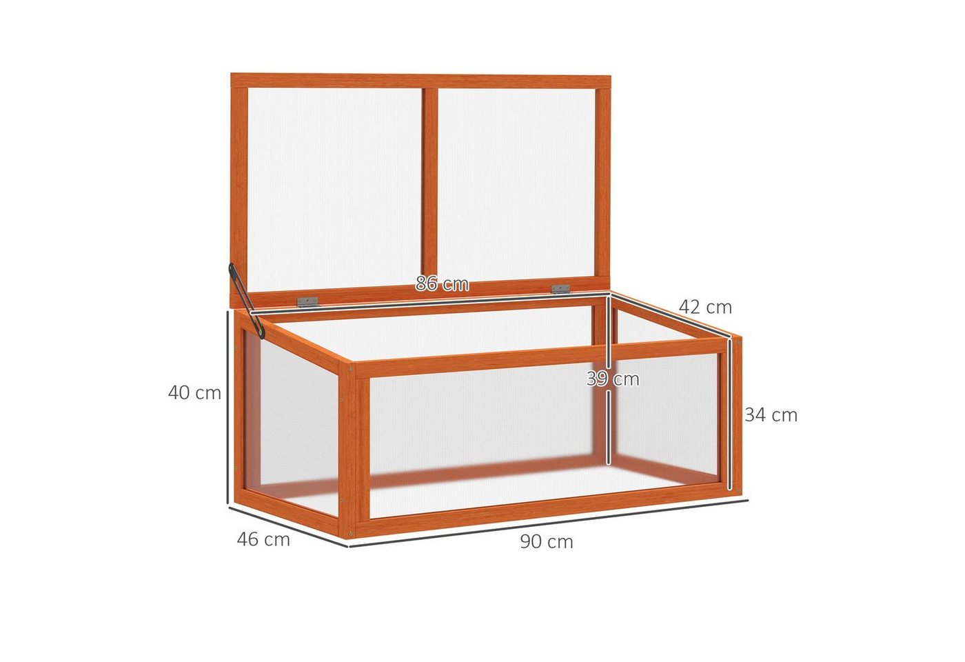 Outsunny Foliengewächshaus Gewächshaus... Outsunny Foliengewächshaus Gewächshaus...