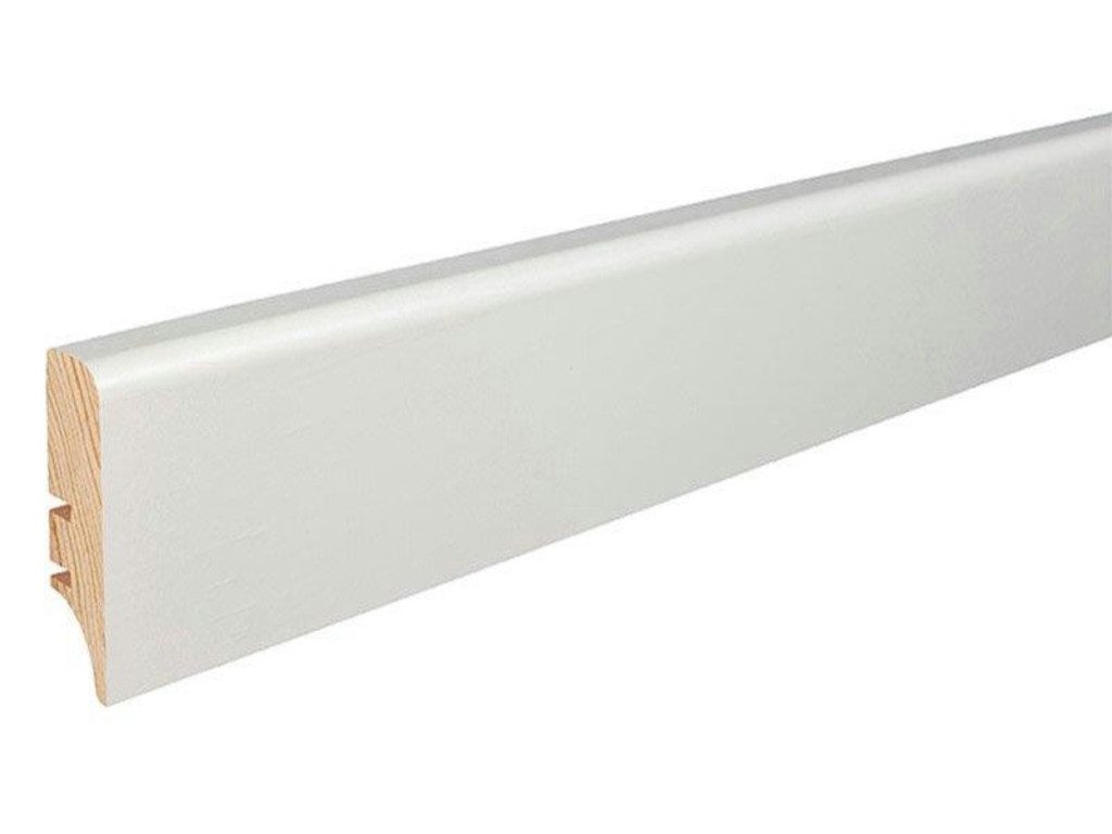 Barlinek Sockelleiste Barlinek Sockelleiste Weiß 40×16 mm 2.2 m, L: 220 cm, H: 4 cm, 1-St.