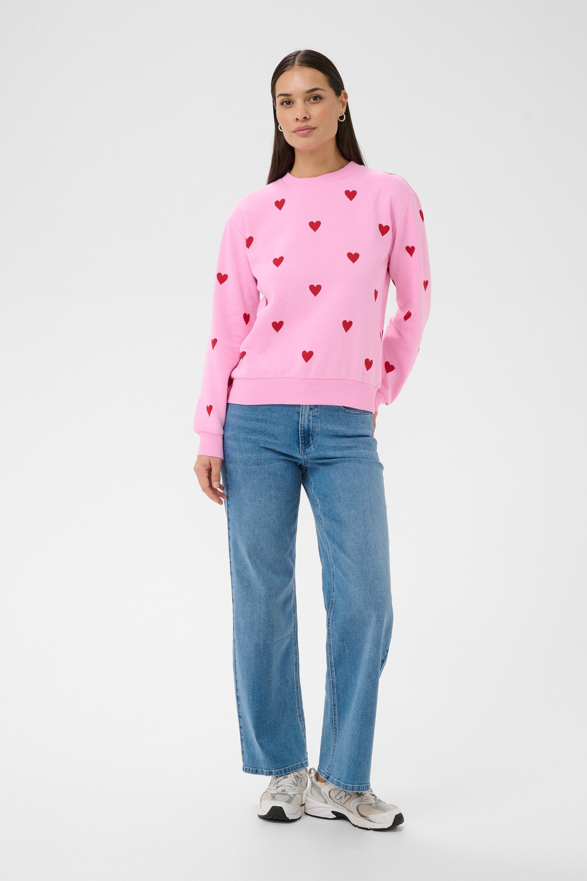 KAFFE Fleecepullover Sweatshirt KAmabel