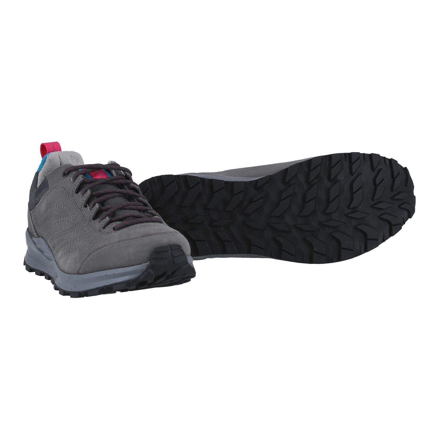 Lowa Alltag-Travelschuhe Valletta (Veloursleder) grau Damen Wanderschuh