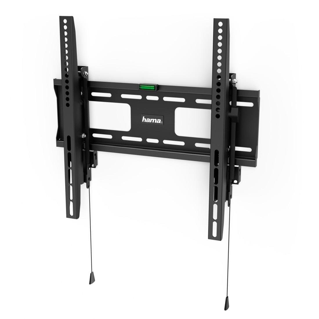 Hama Wandhalterung, TILT, schwarz, 81 - 165 cm (32"- 65), 43", 50", 55" TV-Wandhalterung, (bis 65 Zoll, - Lochmaß Befestigung: bis M8)