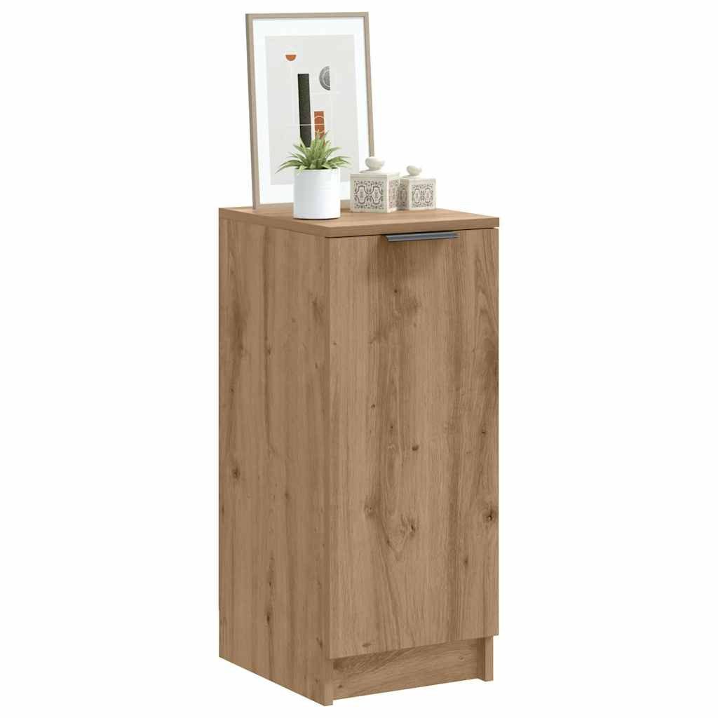 vidaXL Schuhregal Schuhschrank Artisan-Eiche 29,5x35x70 cm Holzwerkstoff, 1-tlg.