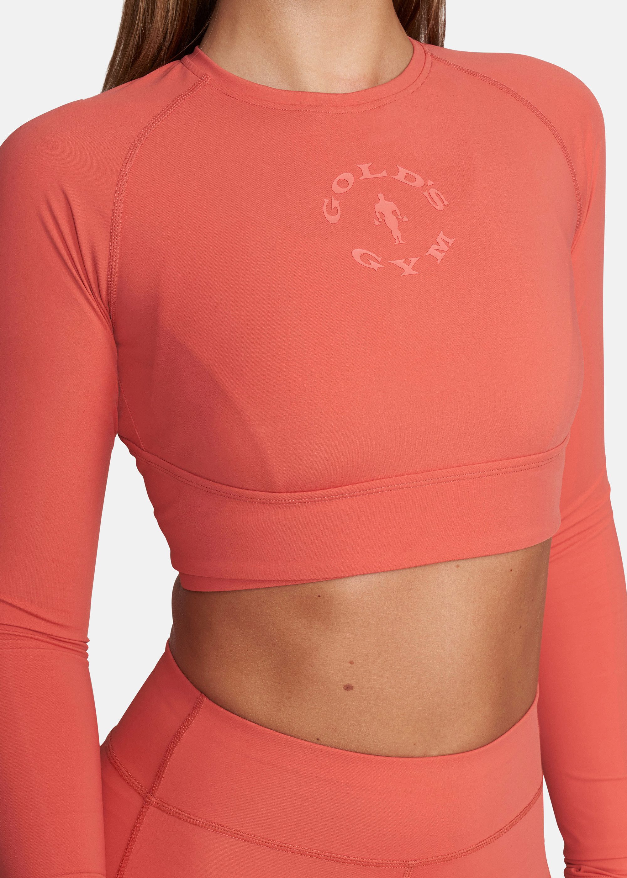 GOLD'S GYM APPAREL Langarmshirt HELEN pilling-resistent, formstabil, atmungsaktiv, schnelltrocknend