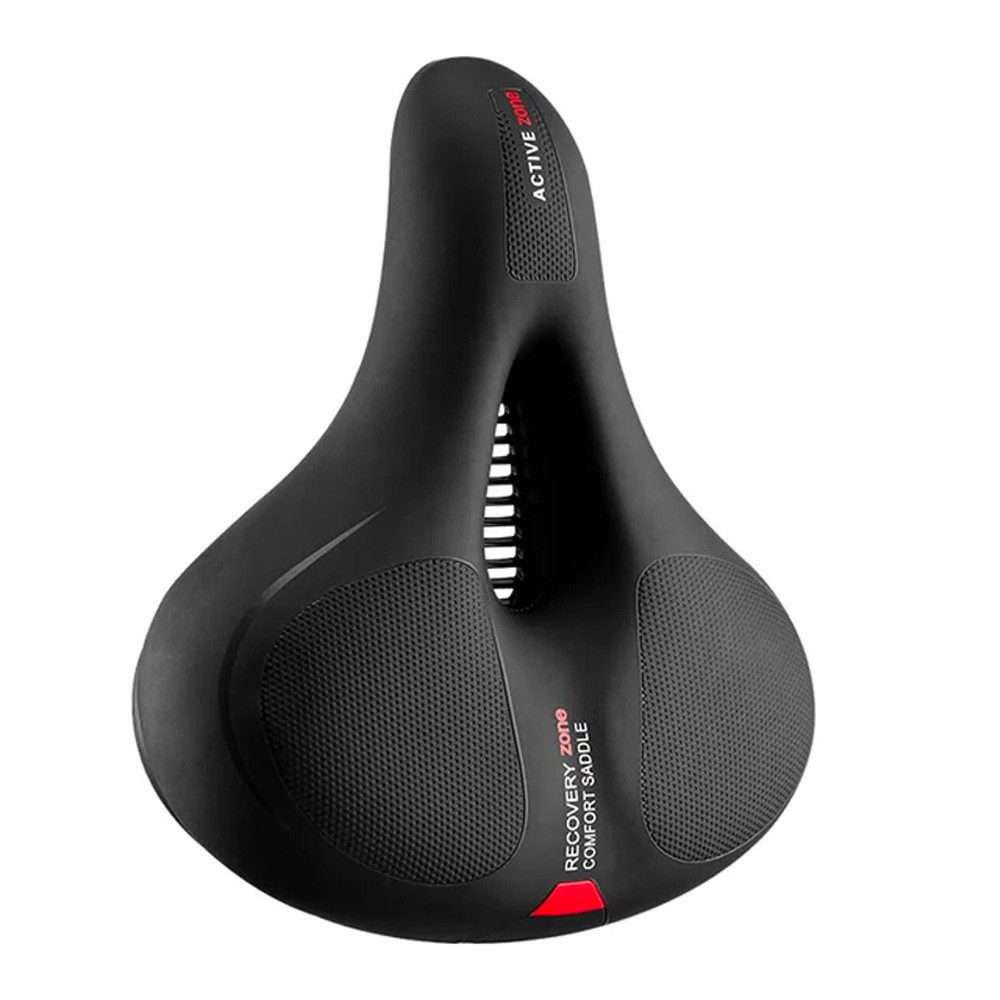 ROCKBROS Fahrradsattel Komfortsattel Tourensattel Fahrradsitz (Spar-Set, 1-tlg., 26 x 22 cm gepolstert), Aussparung, Reflektor, Haltegriff, gepolstert