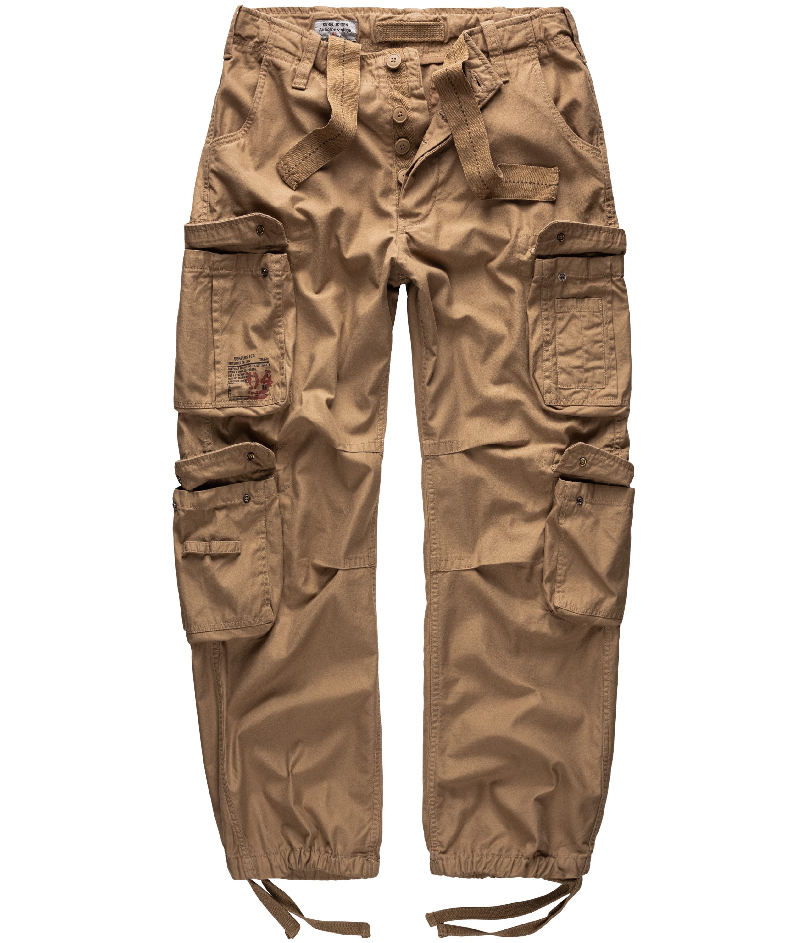 Surplus Raw Vintage Cargohose SURPLUS Airborne Vintage Trousers •Beinabschl günstig online kaufen