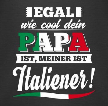 Shirtracer Shirtbody Egal wie Cool dein Papa meiner ist Italiener Sprüche Baby