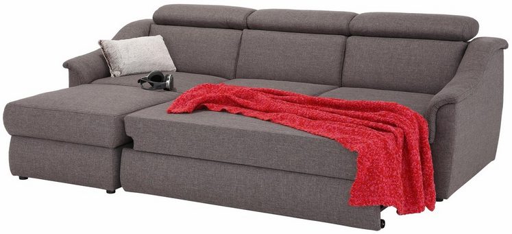 Ecksofa AURA von HOME AFFAIRE - Gästebett