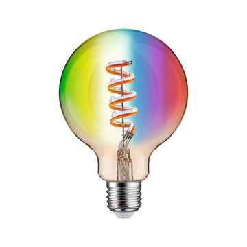 Paulmann LED-Leuchtmittel Smart Filament G95 470lm 2200K-6500K gold 230V, 1 St., Tageslichtweiß