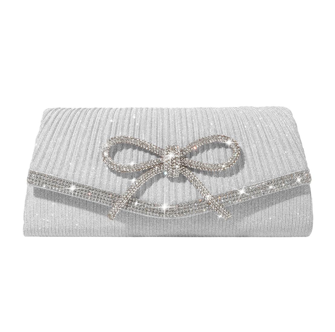Zaewry Abendtasche Glitzer Abendtasche, Elegante Envelope Tasche Kettentasche, Schultertaschen für Hochzeit Party Freizeit Date