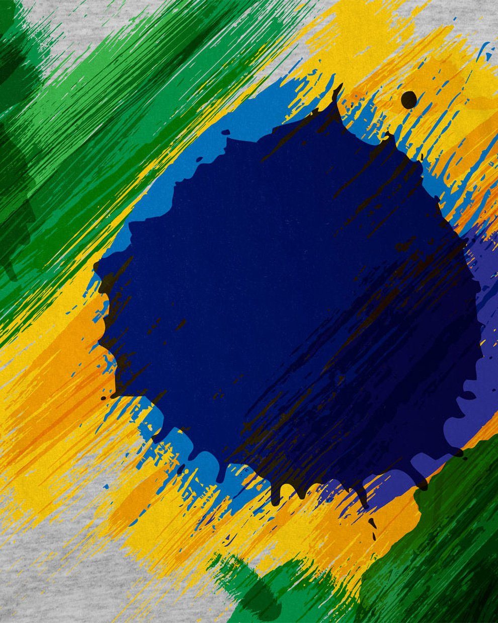style3 T-Shirt Flagge Brasilien Fußball Sport günstig online kaufen