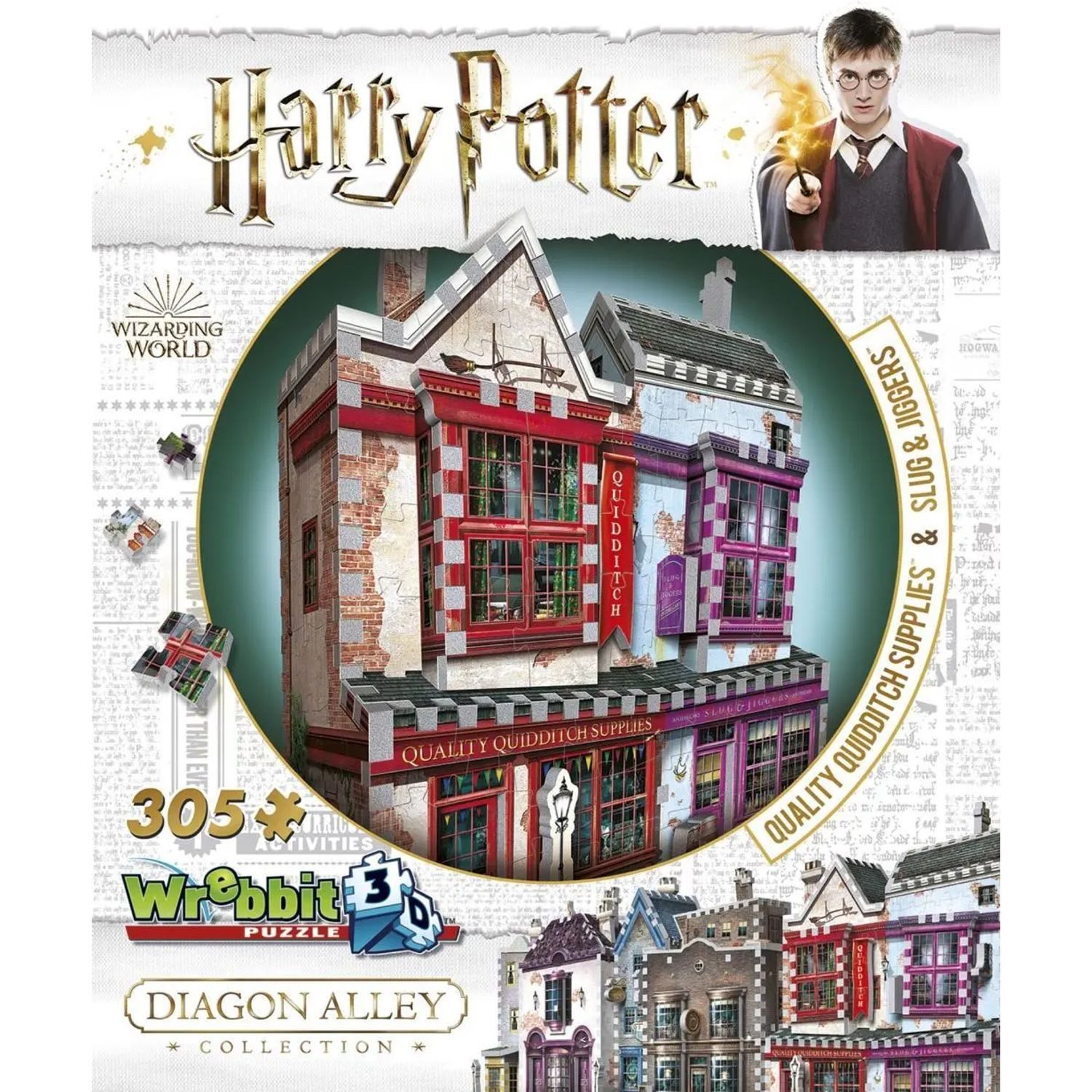 JH-Products Puzzle Qualitäts Quidditch Shop & Apotheke - Harry Potter / Quality..., 305 Puzzleteile