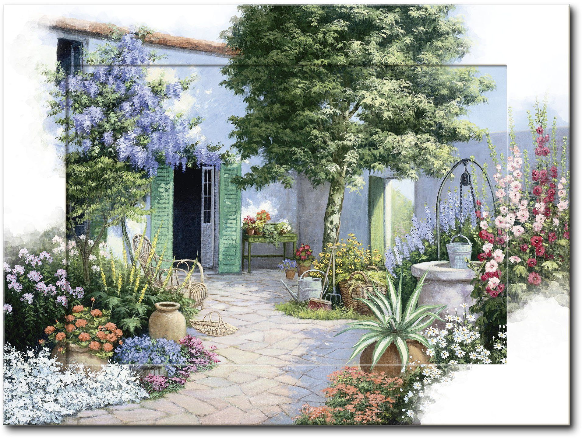 Artland Wandbild Ein kleines Paradies, Garten (1 St)