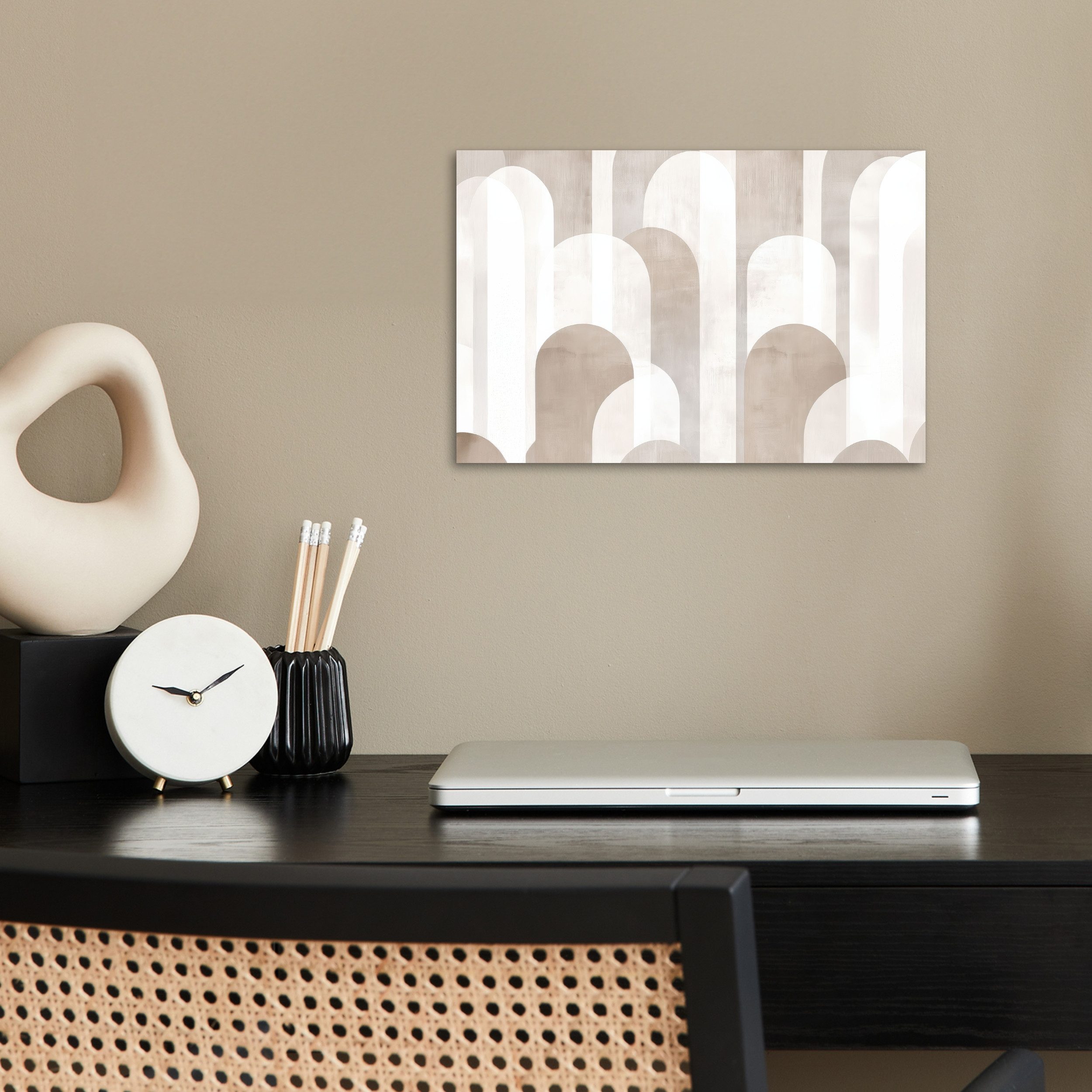 MuchoWow Poster Abstrakte Bögen - Modern günstig online kaufen
