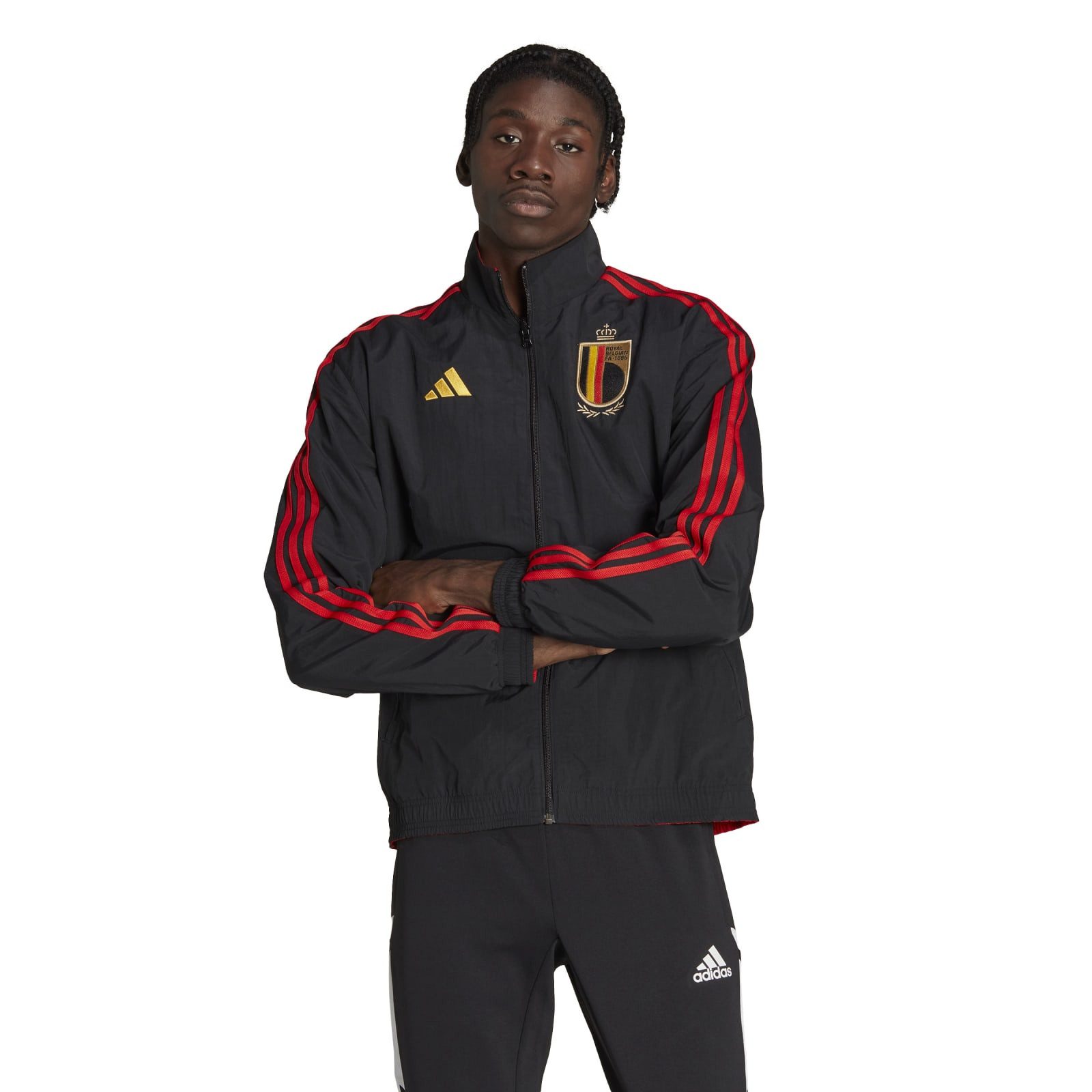adidas Performance Trainingsjacke Belgium Anthem (Wendejacke, Stehkragen) s günstig online kaufen