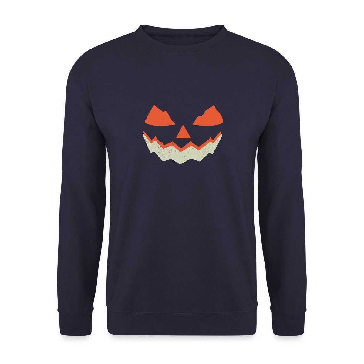 Sweatshirt Halloween Gruseliges Kürbis Gesicht Unisex Pullover