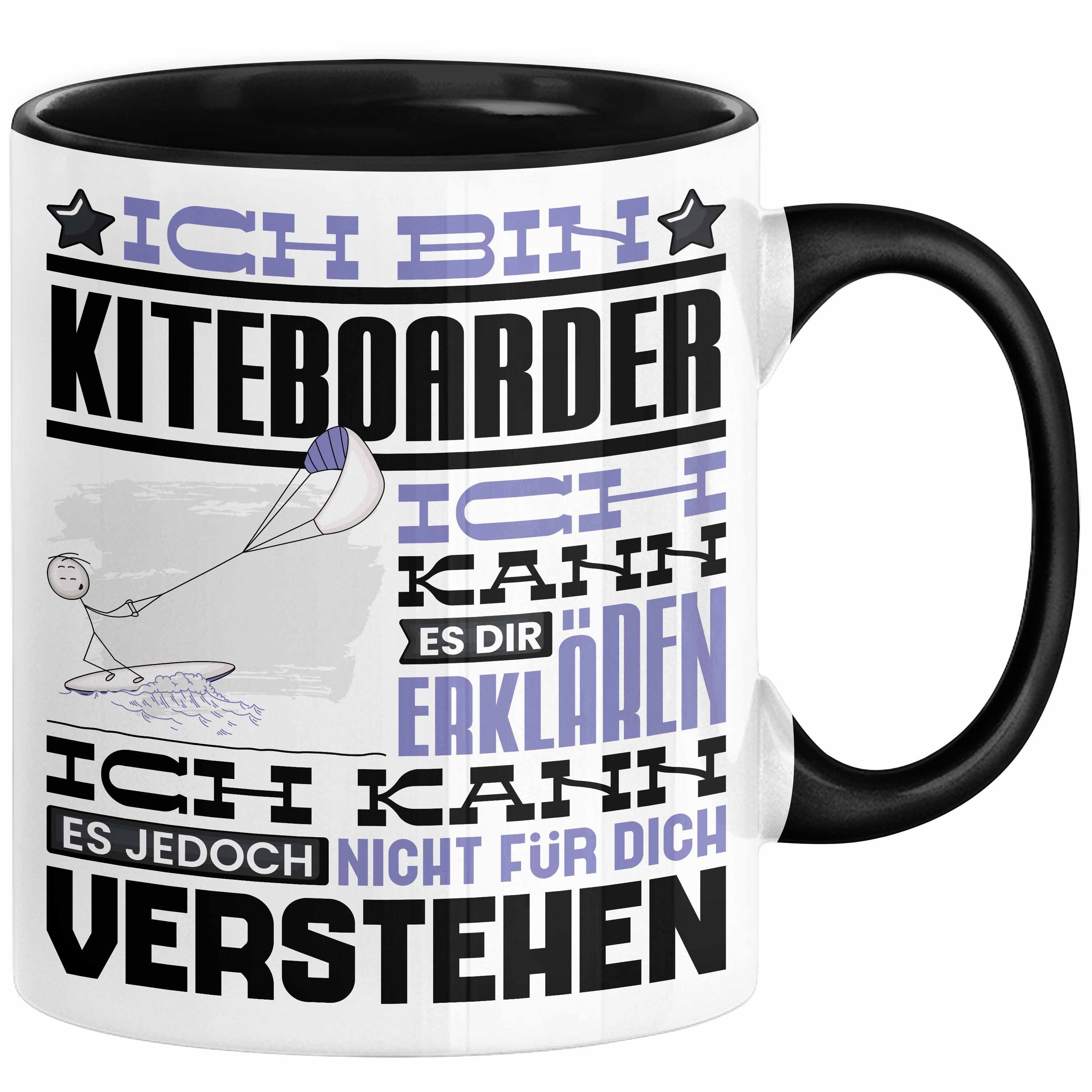 Trendation Tasse Kiteboarder Geschenk Tasse Lustige Geschenkdiee für einen Kiteboarder