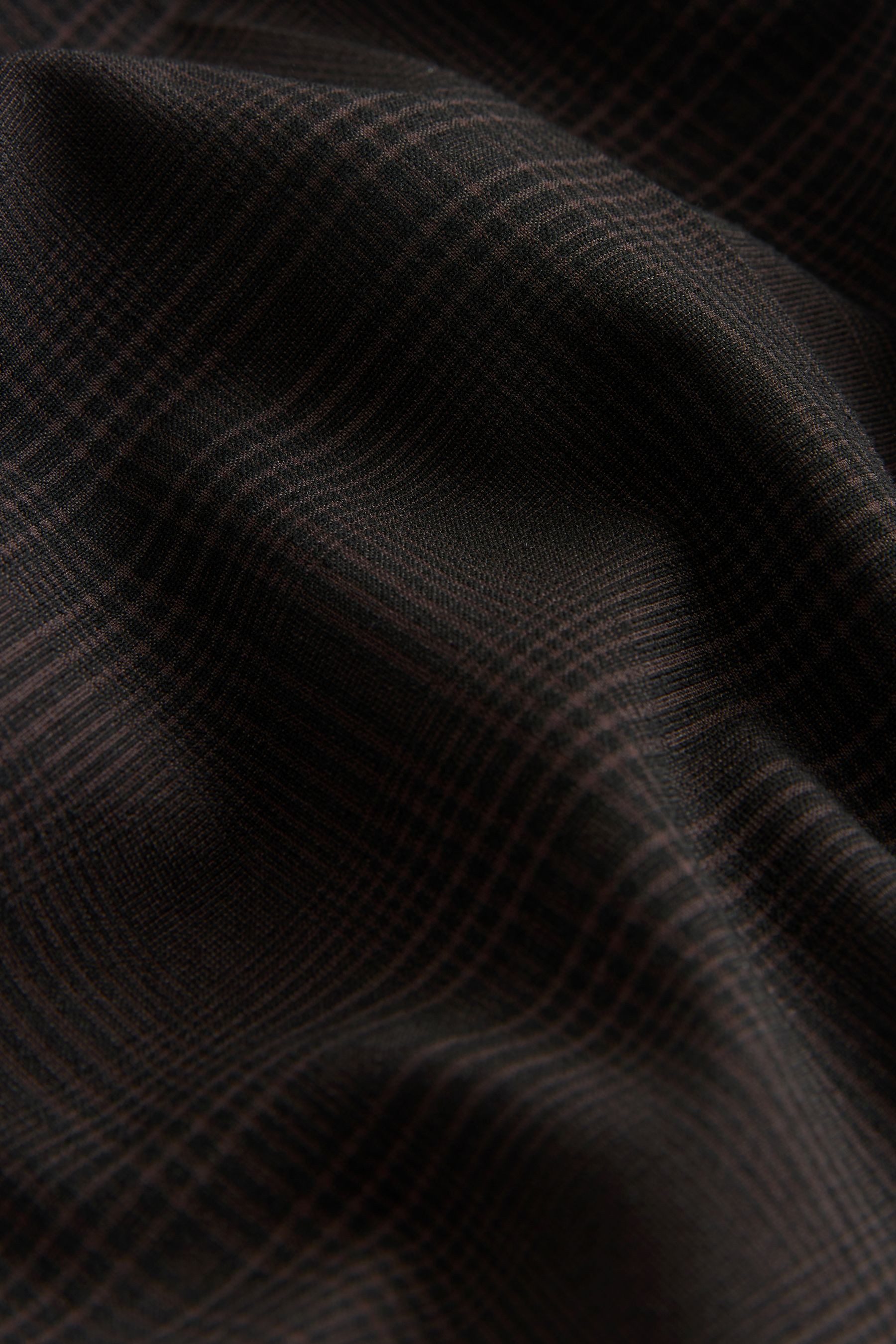 Next Stoffhose Karierte Hose mit Bundfalten, Kurzgröße (1-tlg) günstig online kaufen