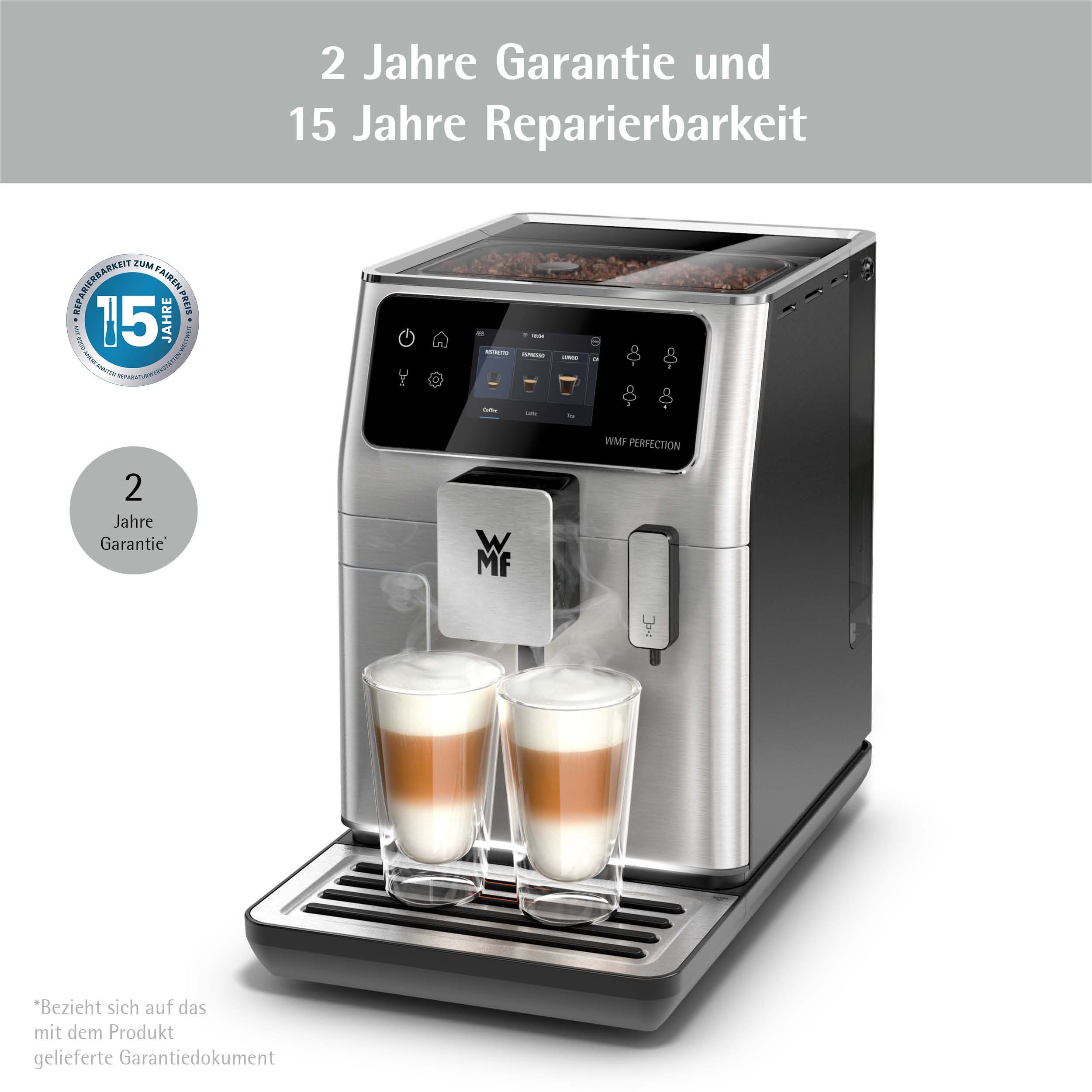 37,1 Kaffeevollautomat Perfection 15 WMF x Milchbehälter inkl. bar, 680, cm, x 1550 0,6l 25 (41 W)