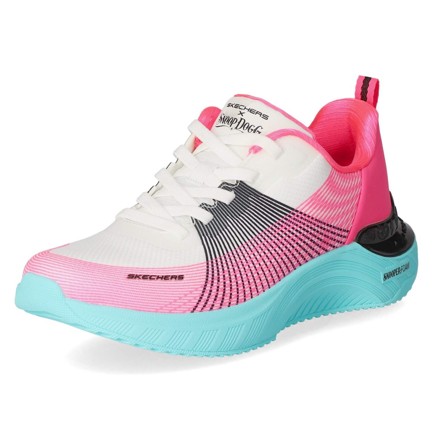 Skechers Skechers 186025 WLBP Damen Textil & Synthetik weiss Schnürschuh günstig online kaufen