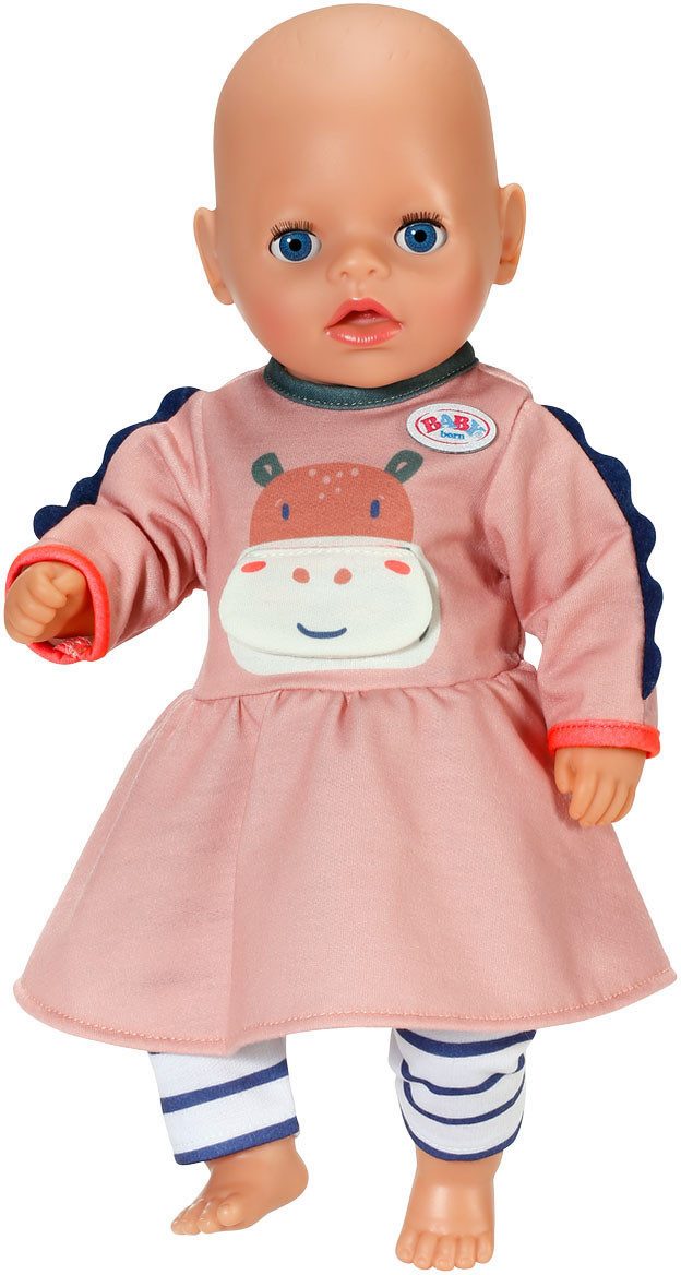 Baby Born Puppenkleidung Kleid Dschungel, 36 cm, mit Kleiderbügel