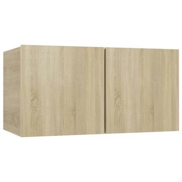 vidaXL TV-Schrank 8-tlg. TV-Schrank-Set Sonoma-Eiche Holzwerkstoff (8-St)